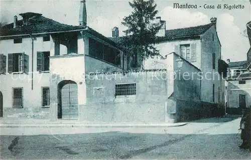 AK / Ansichtskarte Mantova Casa di Rigoletto Mantova
