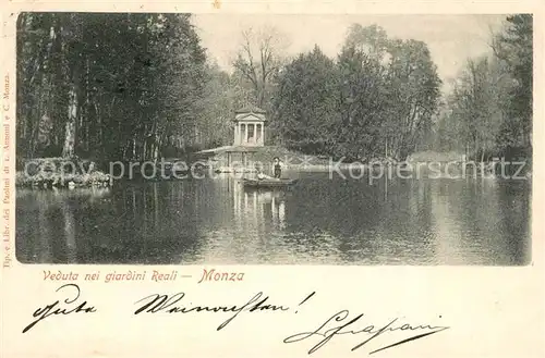 AK / Ansichtskarte Monza Veduta nei giardini Reali Monza