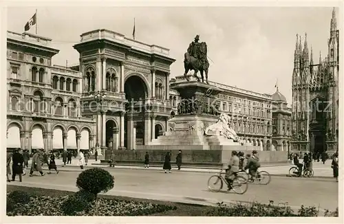 AK / Ansichtskarte Milano Monumento a Vittorio Emanuele II Milano