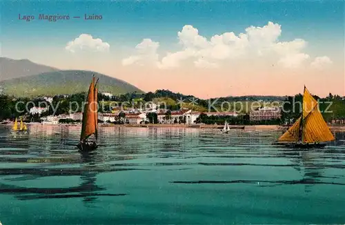 AK / Ansichtskarte Luino_Lago Maggiore Panorama Luino_Lago Maggiore