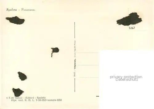 AK / Ansichtskarte Spoleto Panorama  Spoleto