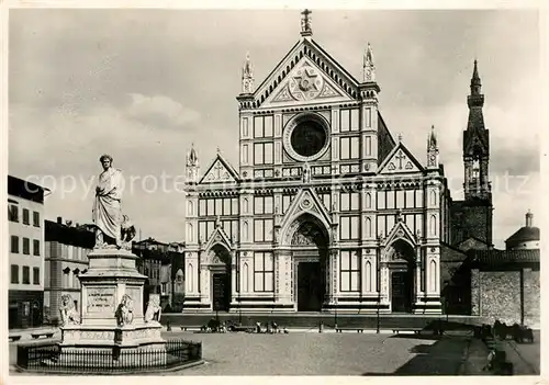 AK / Ansichtskarte Firenze_Toscana Basilica di San Croce Firenze Toscana