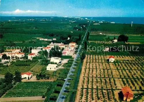 AK / Ansichtskarte Ca_Ballarin Veduta aerea Via Fausta Ca_Ballarin