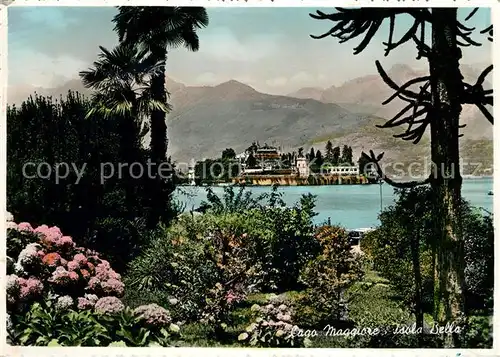 AK / Ansichtskarte Isola_Bella_Lago_Maggiore Panorama Isola_Bella_Lago_Maggiore