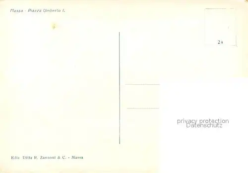 AK / Ansichtskarte Massa Piazza Umberto Massa
