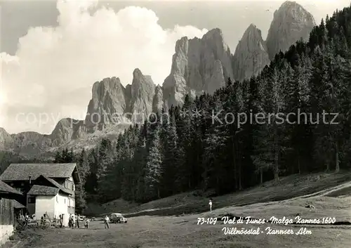 AK / Ansichtskarte Villnoestal Zannser Alm Villnoestal