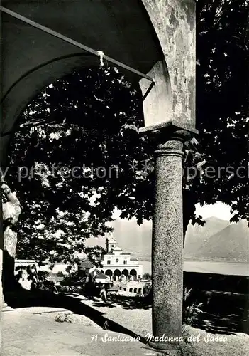 AK / Ansichtskarte Locarno_Lago_Maggiore Santuario Madonna del Sasso Locarno_Lago_Maggiore