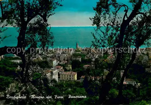 AK / Ansichtskarte Bordighera Riviera dei Fiori Panorama Bordighera