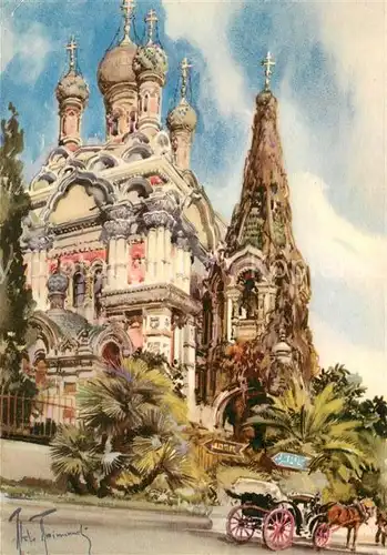 AK / Ansichtskarte Sanremo Chiesa russa Sanremo