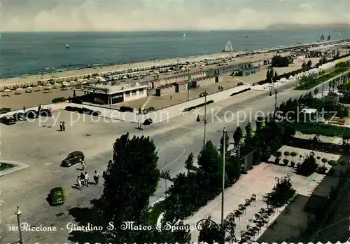 AK / Ansichtskarte Riccione Giardino San Mareo e Spiaggia Riccione