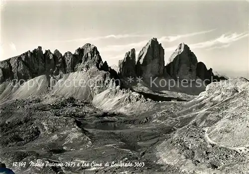 AK / Ansichtskarte Monte_Paterno e Tre Cime di Lavaredo 