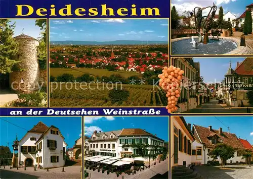 AK / Ansichtskarte Deidesheim Panorama Ortsansichten Deidesheim