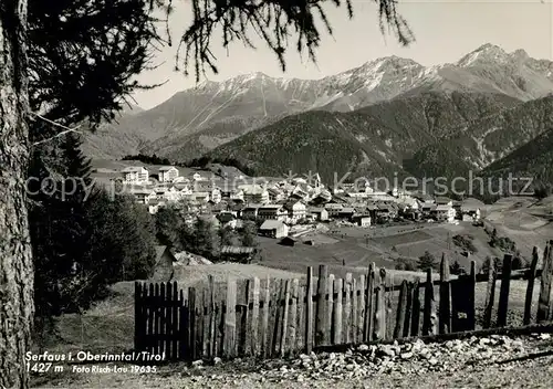 AK / Ansichtskarte Serfaus_Tirol Panorama Kirche Serfaus Tirol