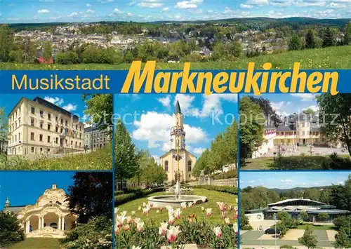 AK / Ansichtskarte Markneukirchen Rathaus St. Nicolai Musikhalle Markneukirchen