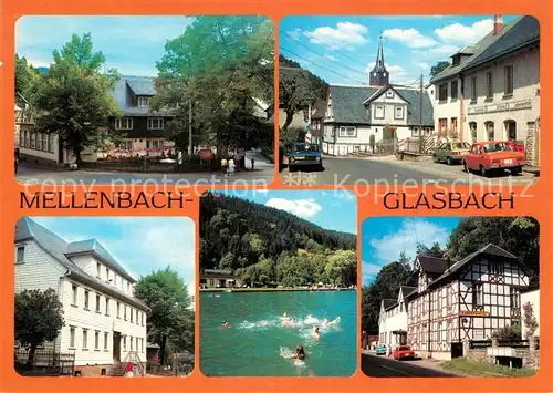 AK / Ansichtskarte Mellenbach Glasbach Bahnhofshotel  Mellenbach Glasbach