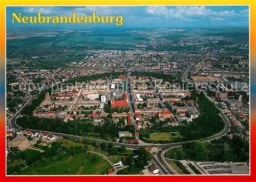 AK / Ansichtskarte Neubrandenburg Fliegeraufnahme Neubrandenburg