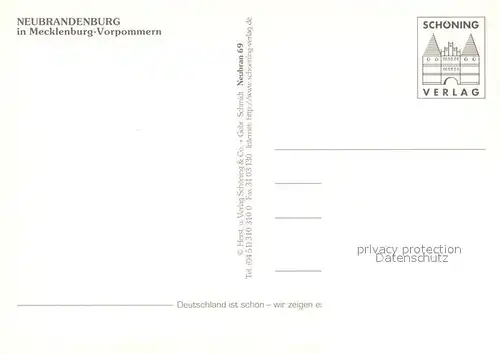 AK / Ansichtskarte Neubrandenburg Fliegeraufnahme Neubrandenburg