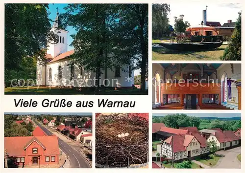 AK / Ansichtskarte Warnau_Schoenhausen Kirche  Warnau Schoenhausen