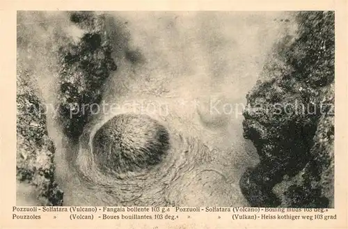 AK / Ansichtskarte Pozzuoli Solfatara la fangaia bollente Vulkankrater Natur Pozzuoli