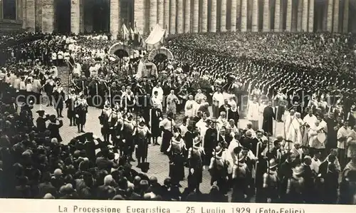 AK / Ansichtskarte Luglio Processione Eucaristica 