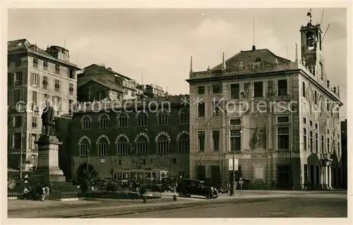 AK / Ansichtskarte Genova_Genua_Liguria Palazzo San Giorgio Monumento Denkmal Genova_Genua_Liguria