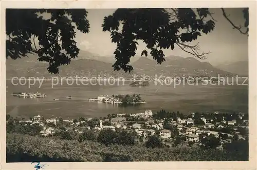 AK / Ansichtskarte Isole_Borromee_Lago_Maggiore Panorama Isole_Borromee