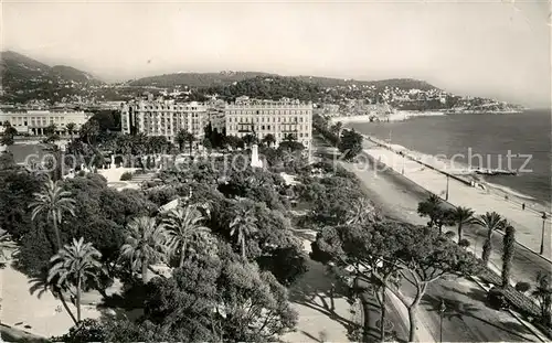 AK / Ansichtskarte Nice_Alpes_Maritimes Les Jardins Albert Ier Plage Cote d Azur Nice_Alpes_Maritimes