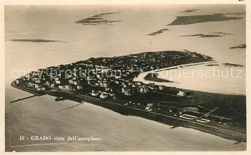 AK / Ansichtskarte Grado_Gorizia Vista dall aeroplano Grado Gorizia