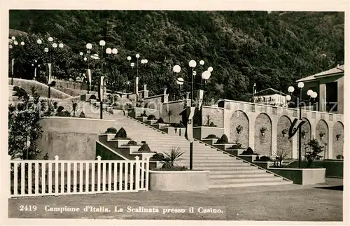 AK / Ansichtskarte Campione_d_Italia La Scalinata presso il Casino Campione_d_Italia