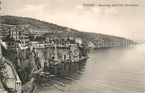 AK / Ansichtskarte Sorrento_Campania Panorama dall Hotel Tramontano Kueste Sorrento Campania