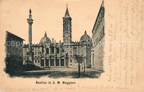 AK / Ansichtskarte Roma_Rom Basilica di Santa Maria Maggiore Roma_Rom