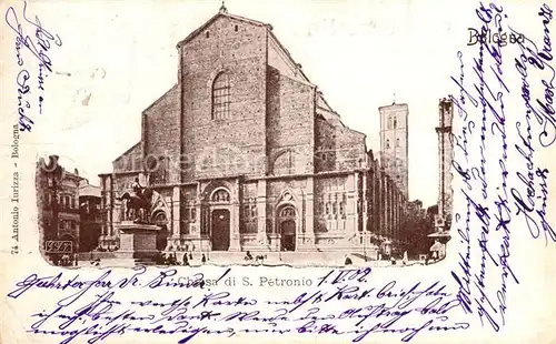 AK / Ansichtskarte Bologna Chiesa di San Petronio Bologna