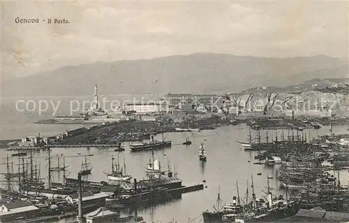 AK / Ansichtskarte Genova_Liguria Il Porto Genova Liguria