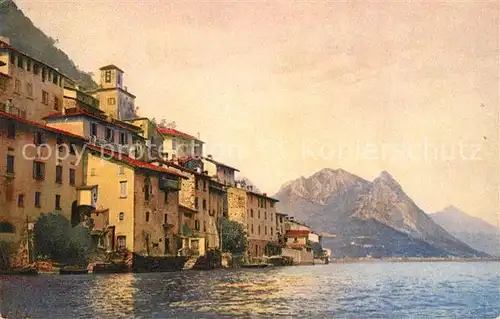 AK / Ansichtskarte Gandria_Lago_di_Lugano Panorama Gandria_Lago_di_Lugano