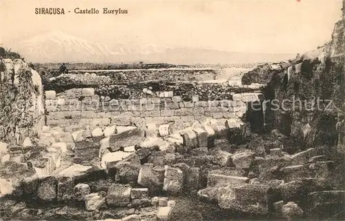 AK / Ansichtskarte Siracusa Castello Eurylus Siracusa