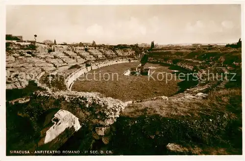 AK / Ansichtskarte Siracusa Anfiteatro Romano Siracusa