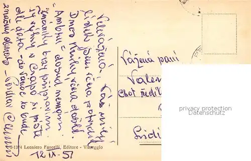 AK / Ansichtskarte Viareggio di notte viareggio