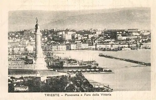 AK / Ansichtskarte Trieste Panorama e Faro della Vittoria Trieste