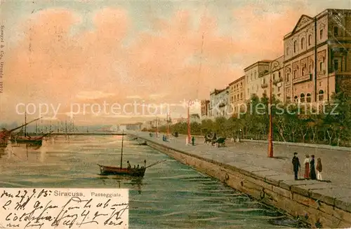 AK / Ansichtskarte Siracusa Passeggiata Siracusa