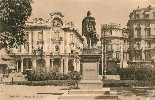 AK / Ansichtskarte Torino Piazza Selferino Torino