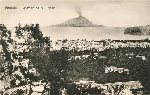 AK / Ansichtskarte Sorrento_Campania Panorama da San Antonio Sorrento Campania