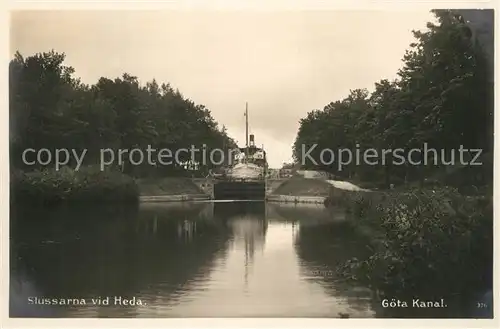 AK / Ansichtskarte Goeteborg Slussarna vid Heda Goeta Kanal Goeteborg