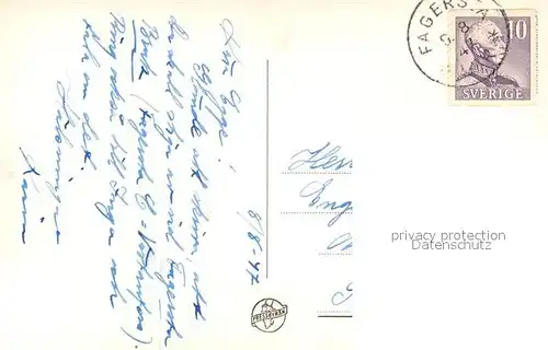 AK / Ansichtskarte Fagersta Folkets Hus Fagersta