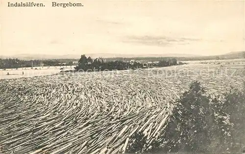 AK / Ansichtskarte Indalsaelfven Bergebom Indalsaelfven