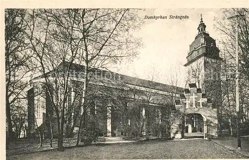 AK / Ansichtskarte Straengnaes Domkyrkan Straengnaes