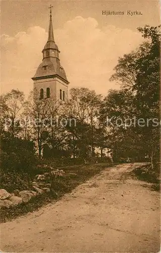 AK / Ansichtskarte Hjaertum Kyrka 
