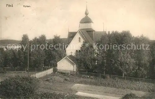 AK / Ansichtskarte Pitea Kyrkan Pitea
