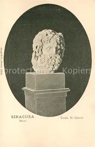 AK / Ansichtskarte Siracusa Museo Testa Si Giove Siracusa