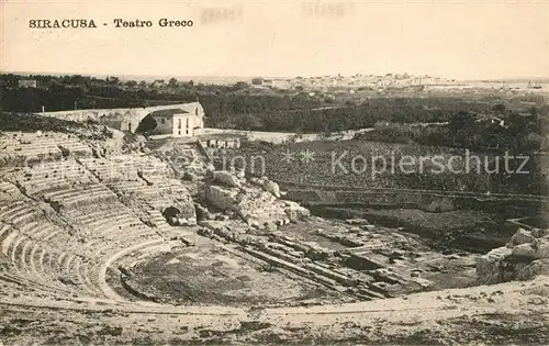 AK / Ansichtskarte Siracusa Teatro Greco Siracusa