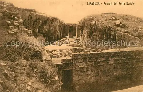 AK / Ansichtskarte Siracusa Fossati del Forte Eurialo Siracusa